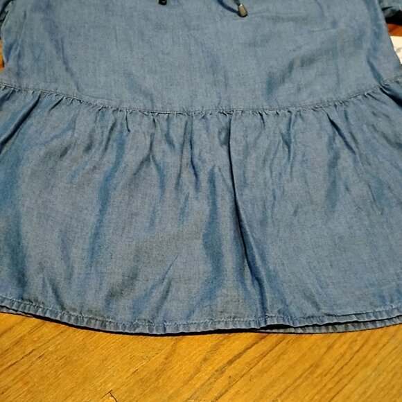 G-004♥️Time and Tru Kids Blue Blouse - Picture 4 of 6